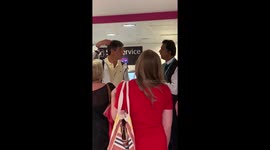 Frustrated flyers after Gatwick Airport fire alarm