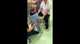 Ronnie Post Operation Frame Walking