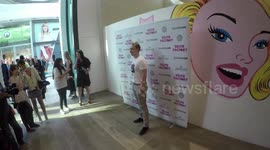 John Galea And Lizzie Cundy Arrive At The Selfie Factory 