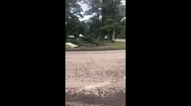 Aftermath of Flooding in Bramhall 31st July