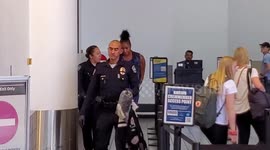 Avoid being arrested and perp walk at an airport check with your airlines before you do this