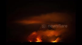 Maui Fire Burns Overnight