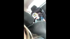 Boy would rather have shots than go shoe shopping for school.