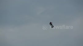 French hoverboard inventor successfully crosses Channel