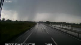 Lightning over Deeside