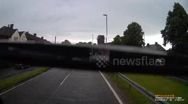 Close call Peds crossing road in Blackburn UK