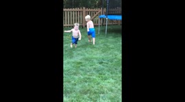 2 year old future linebacker