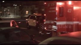 Vehicle Accident and Fire With Trapped Victims - Victim Suffered Heart Attack and Deceased