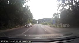 dashcam - close call - i almost hit a motorcyclist