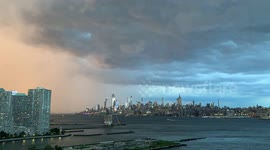 Storm rolling through NYC on 8/8/19