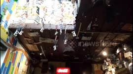 Recycle Items Decorated Cafe in Melaka