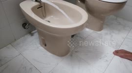BIDET SPRAYS WATER TOO HIGH AND MAKES A MESS