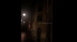 Crazy lightning storm in Italy