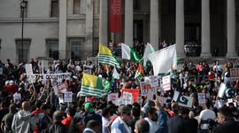 Stand with Kashmir protesters in London compare India to a 'Nazi state'