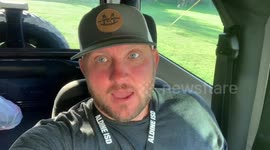 Farmer faces God's wrath when he gets home late after happy hour