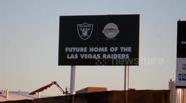 Construction ongoing at site of Las Vegas Raiders' new $75m headquarters