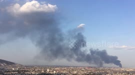 Fire in Hacienda Los Morales, Nuevo Leon