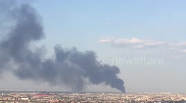 Fire in Monterrey, Mexico