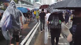 Walking among the 1.7m Hong Kong protesters