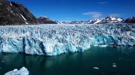 East Greenland from above - drones szenes north east of Tasiilaq