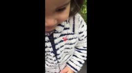 Girl swears by accident