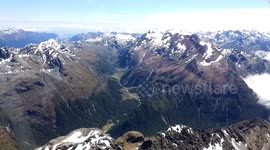 Stunning approach and Landing into Milford Sound