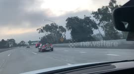 R2-D2 spotted in LA on the 90 highway