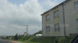 8.4 cm hail found behind supercell in Poland