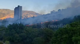 Incendio en bello en inmediaciones de la @USBmed https://t.co/oCrSjHnl8B