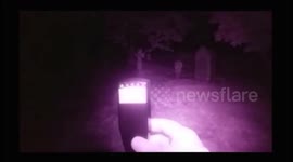 A mythical half-man half-owl creature that scares off holidaymakers in Cornwall has been filmed in a graveyard - for the first time in 40 YEARS