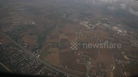 Estambul seen from an airplane.