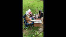 When your dog has their own barbecue.