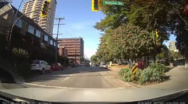 Man flips off passing motorist