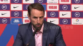 England manager Gareth Southgate interrupted by 'paging Mr. Green' and responds brilliantly