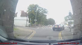 Bmw nearly causing head-on crash