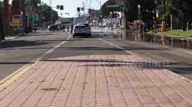 Water Main break on Midway San Diego, CA 8/30/2019