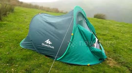 Pop Up tent collapsing in on itself due to wind