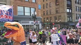 Boston Straight Pride Parade draws large numbers of counter-protesters