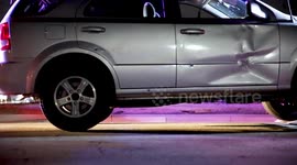 Shooting at California pool party leaves vehicle riddled with bullet holes