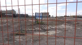 Only one sign remains of old Sears warehouse and outlet store as the last remains of the iconic retail chain disappear forever.