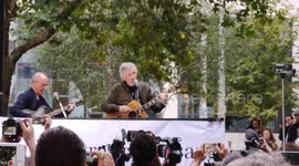 Pink Floyd's Roger Waters performs at benefit for Julian Assange in London