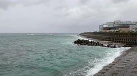 Typhoon Lingling, Okinawa, Japan