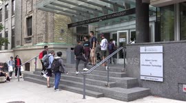 Students back on campus at University of Toronto as back to school begins for thousands in Ontario Canada