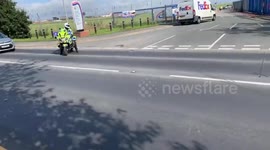 Boris Johnson leaving lba