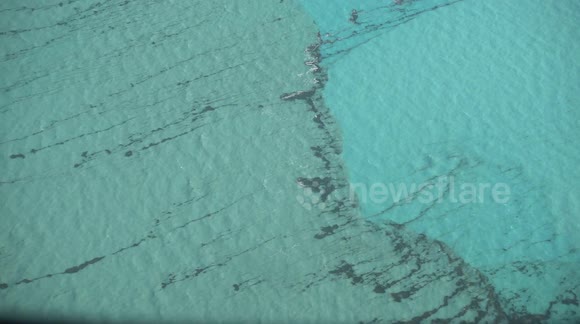 Possible oil slick seen on waters off Bahamas following Hurricane Dorian