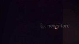 ADD VIDEO: AirAsia plane makes emergency landing after engine bursts into flames (Extended)