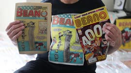 Britain's biggest comic fan collected a staggering 2,000 copies of 'Beano'