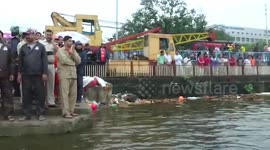 At least 11 dead as boat capsizes during idol immersion in central India