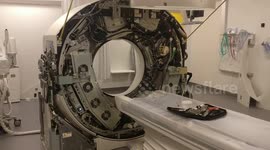 Danish radiographer films the inside of CT scanner spinning at full speed
