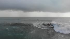 Hurricane Humberto Surf